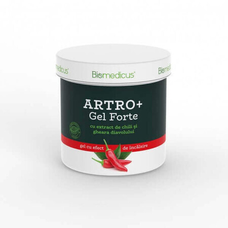 Artro+ Gel Forte mit Chili-Extrakt und Teufelskralle, 250 ml, Biomedicus