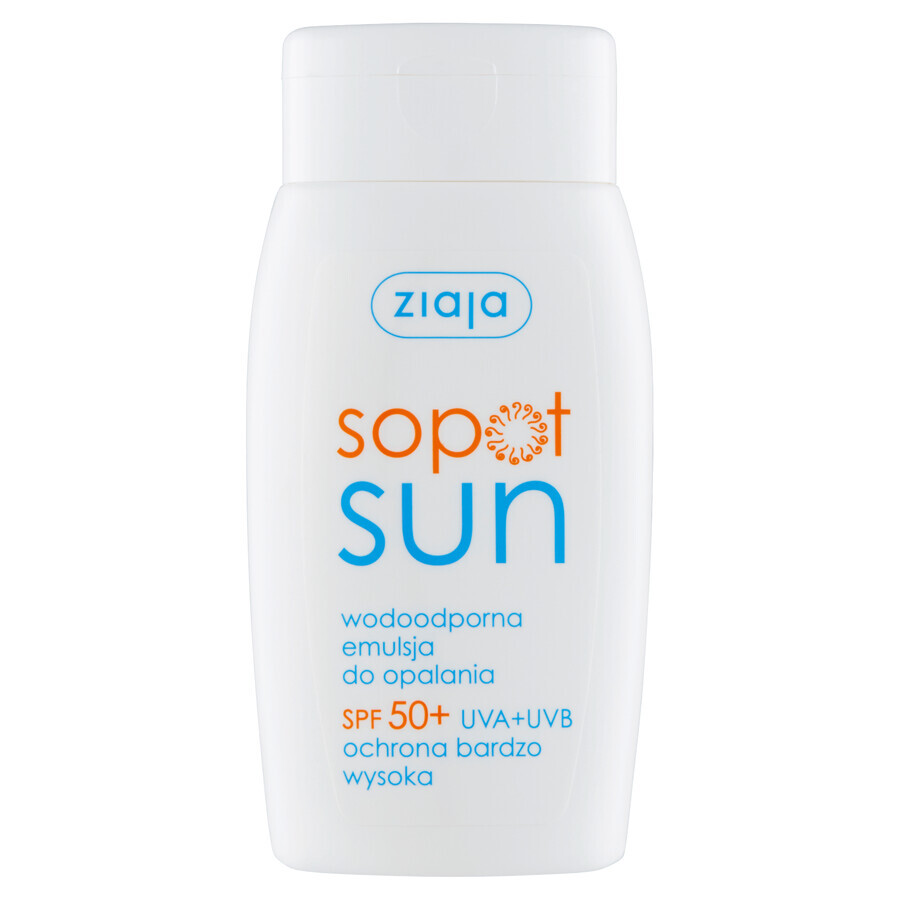 Ziaja Sopot Sun, emulsione solare waterproof SPF50, 125ml