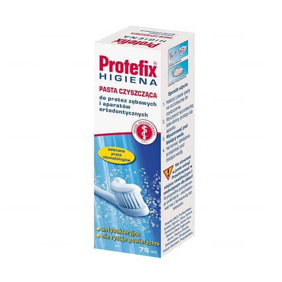 Pasta per la pulizia delle protesi Protefix Higiena, 75 ml