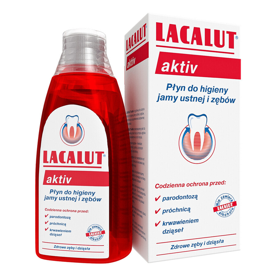 Liquido per il risciacquo orale attivo Lacalut 300ml