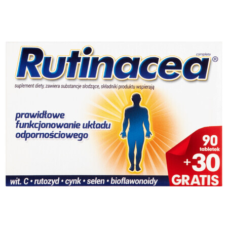 Rutinacea Complete, 90 + 30 tabletek
