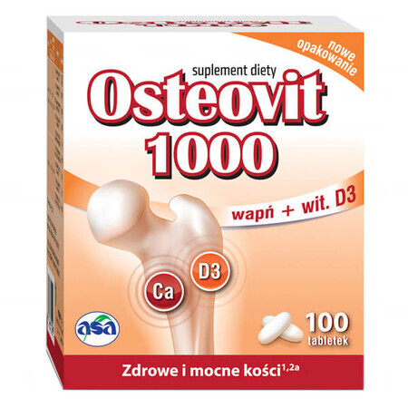 Osteovit - Integratore Alimentare 1000mg, 100 Compresse