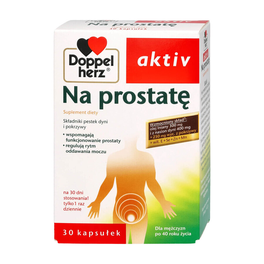 Integratore alimentare Doppelherz Aktiv Support Prostata, 30 capsule