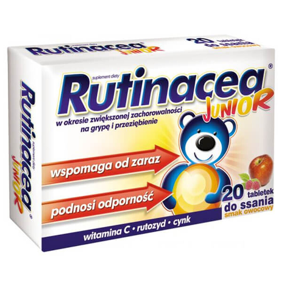 Rutinacea Junior,  20 tabletek do ssania