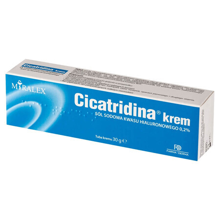 Crema Cicatridina, sale sodico di acido ialuronico, 30 g