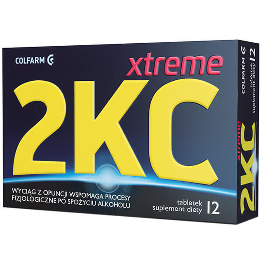 2 compresse KC Xtreme 12 - Potente Potenziatore di Energia