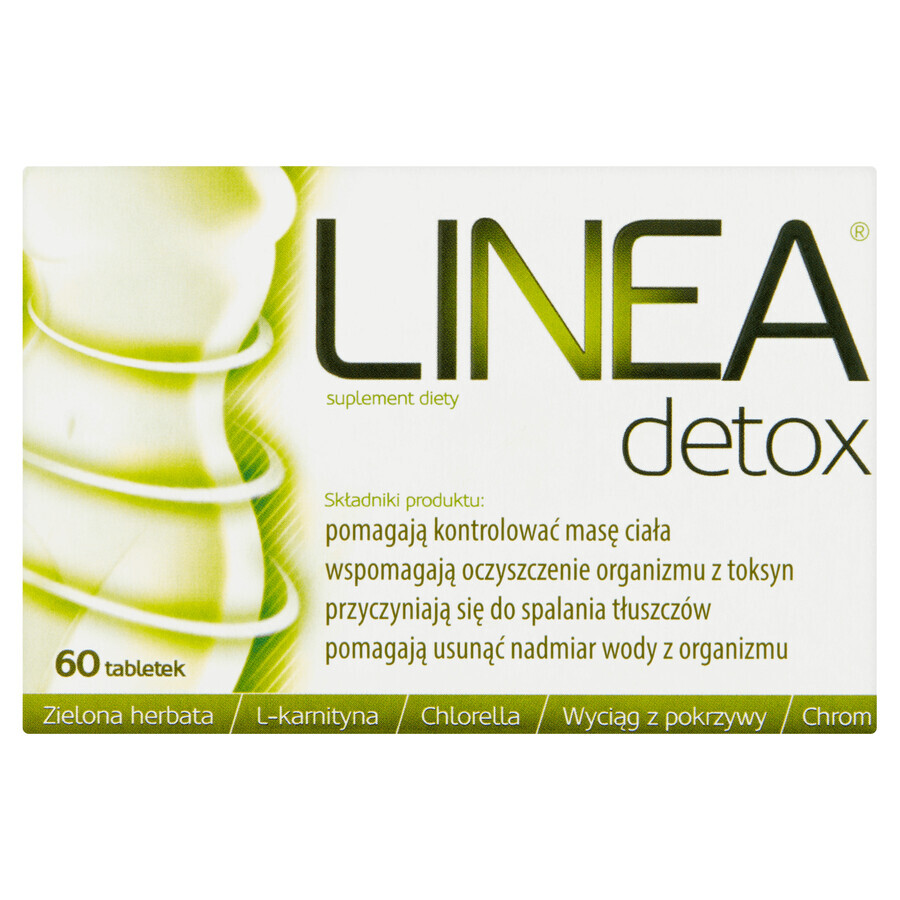 Linea Detox, 60 tabletek - Dugi termin wanoci!