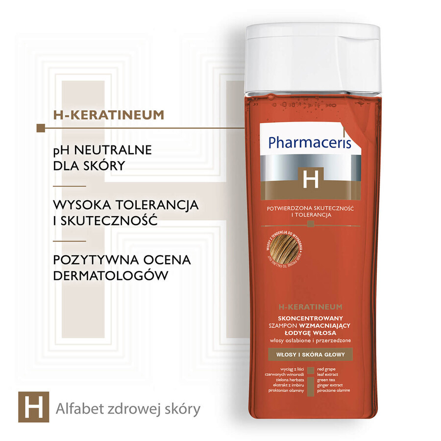 Shampoo Rinforzante con Cheratina Pharmaceris H 250ml