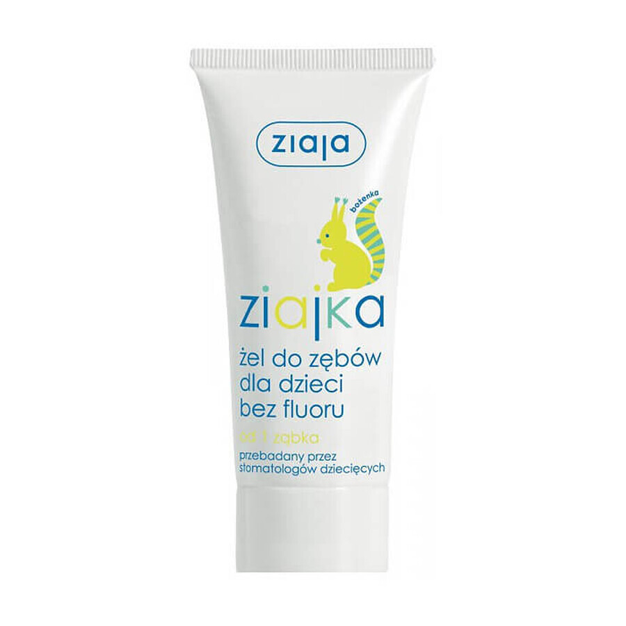 Ziajka, delicato gel igienizzante per la bocca per bambini e neonati, senza fluoro aggiunto, 50ml