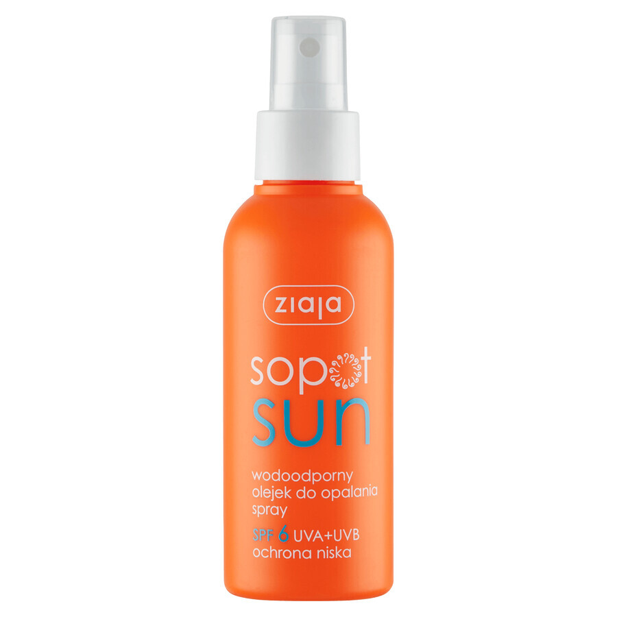 Ziaja Sopot Sun, spray oleoso protettivo SPF6, 125ml