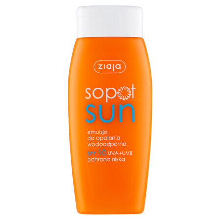 Emulsione solare protettiva SPF10, cura della pelle, Ziaja Sopot Sun 150ml