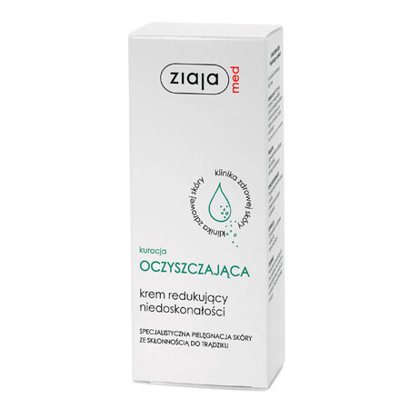 Ziaja Med, Trattamento antibatterico, Crema riducente per l acne, 50ml