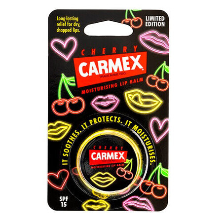 Neon Cherry Lip Balm, 7.5 g, Carmex