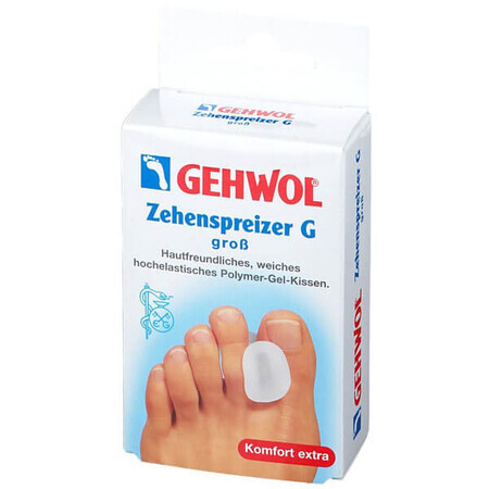 Gehwol Zehenspreizer G, regolatore correttivo per le dita dei piedi, grande, 3 pezzi