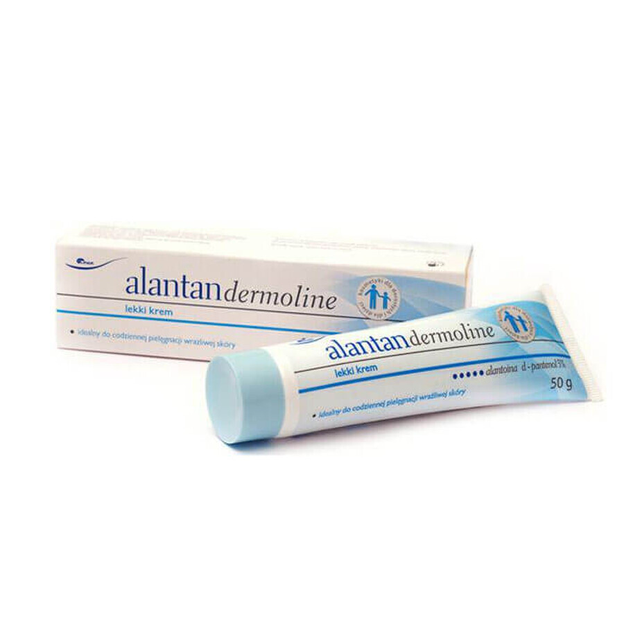Alantan Dermoline, crema leggera, pelle sensibile, 50 g