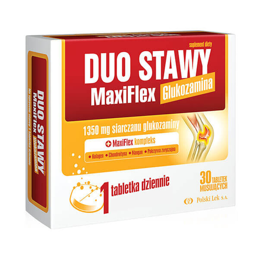 Duo Joints MaxiFlex, gusto arancia, 30 compresse effervescenti