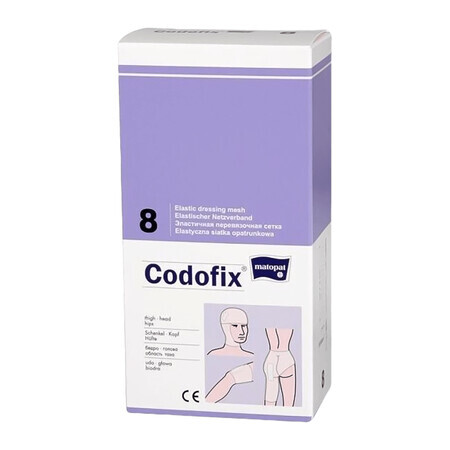 Matopat Codofix 8, malla elástica para vendajes, no estéril 8 cm x 1 cm, 1 pieza