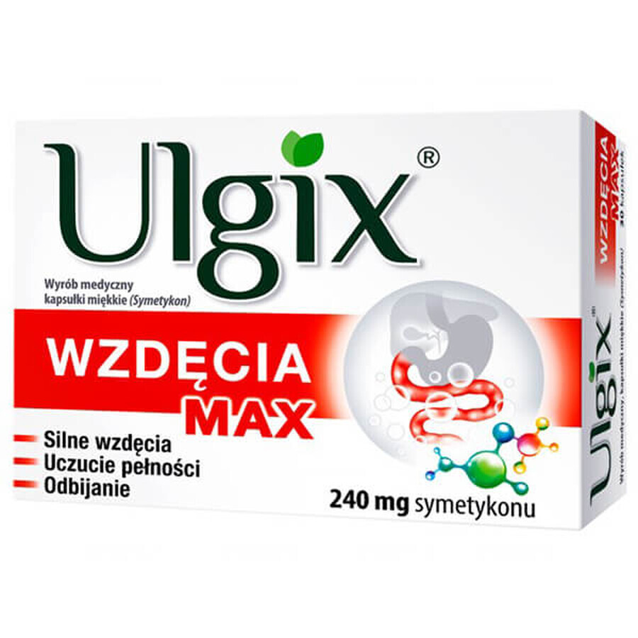 Ulgix Gonfiore Max 240 mg, 30 capsule molli
