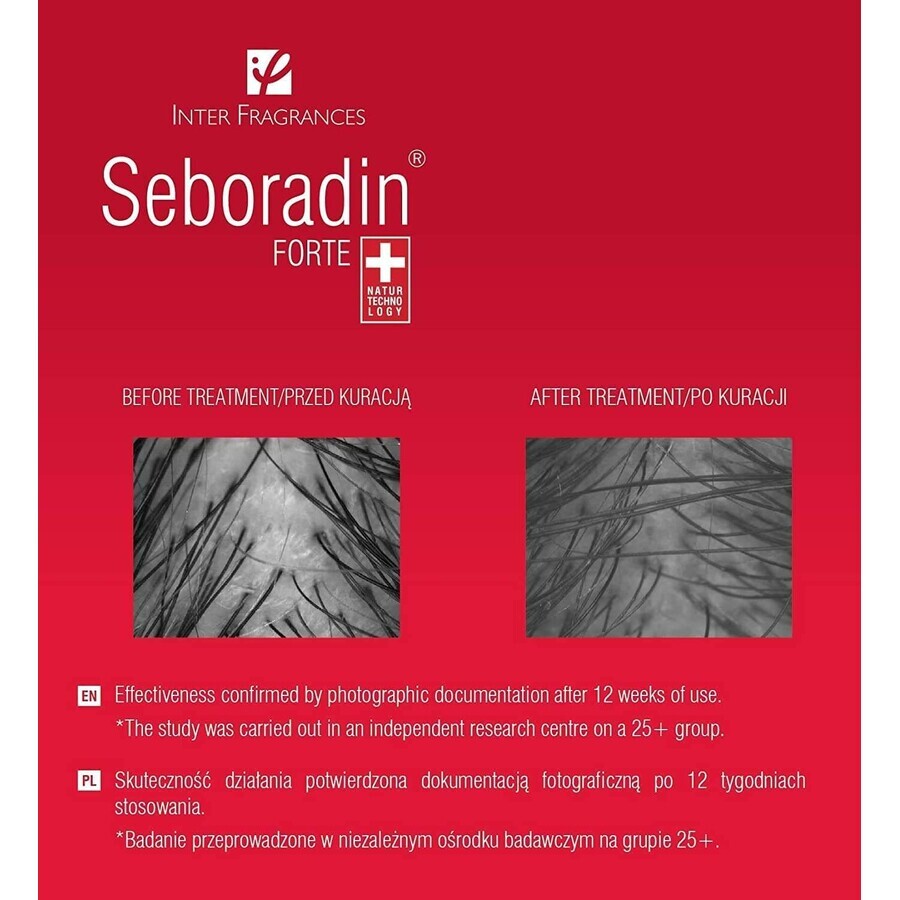 Treatment against hair loss Seboradin Forte, 14 ampoules x 5.5 ml, Lara