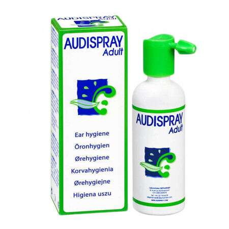 Audispray Adult, soluzione di acqua di mare per l'igiene dell'orecchio, 50 ml