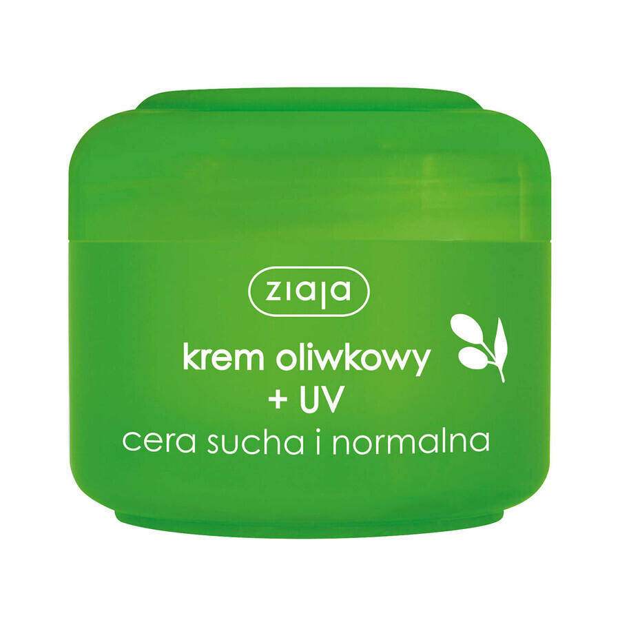 Ziaja Oliwkowa, crema con filtro UV, pelle secca e normale, 50 ml