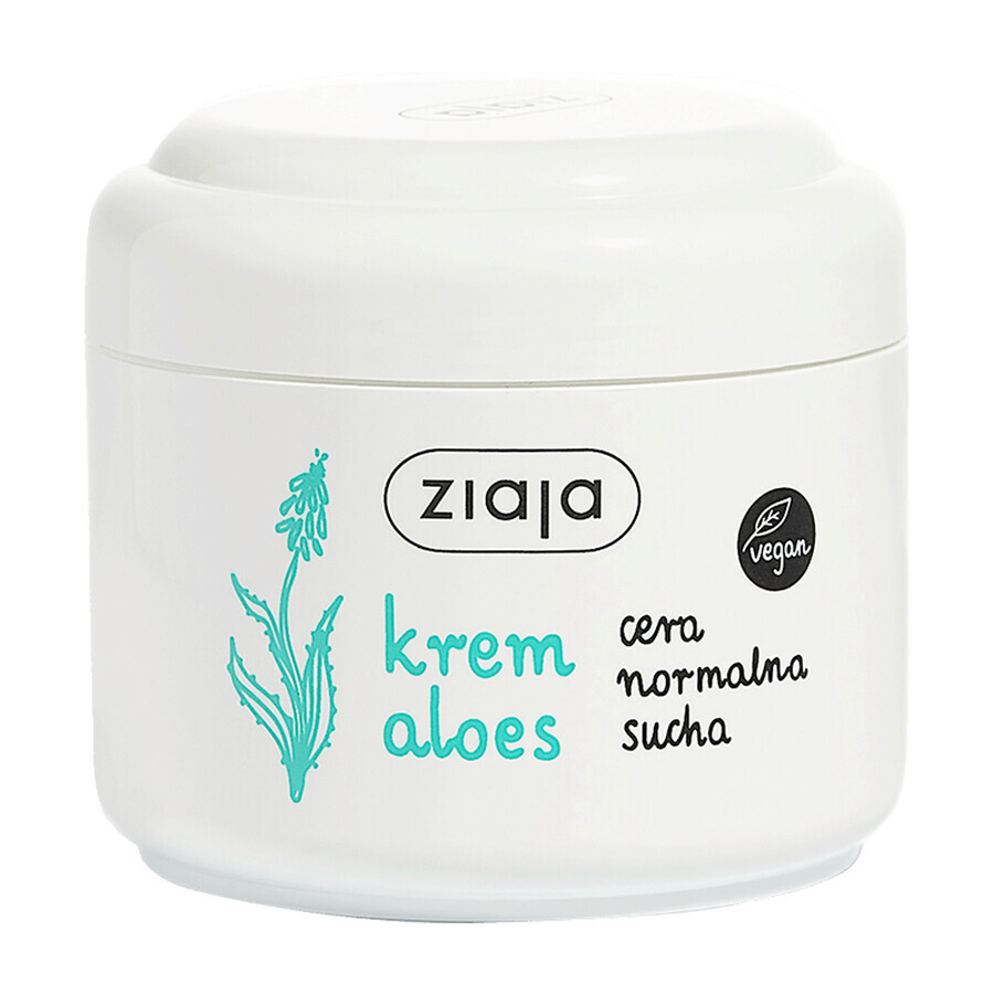 Crema Viso Idratante all Aloe Ziaja, 100 ml
