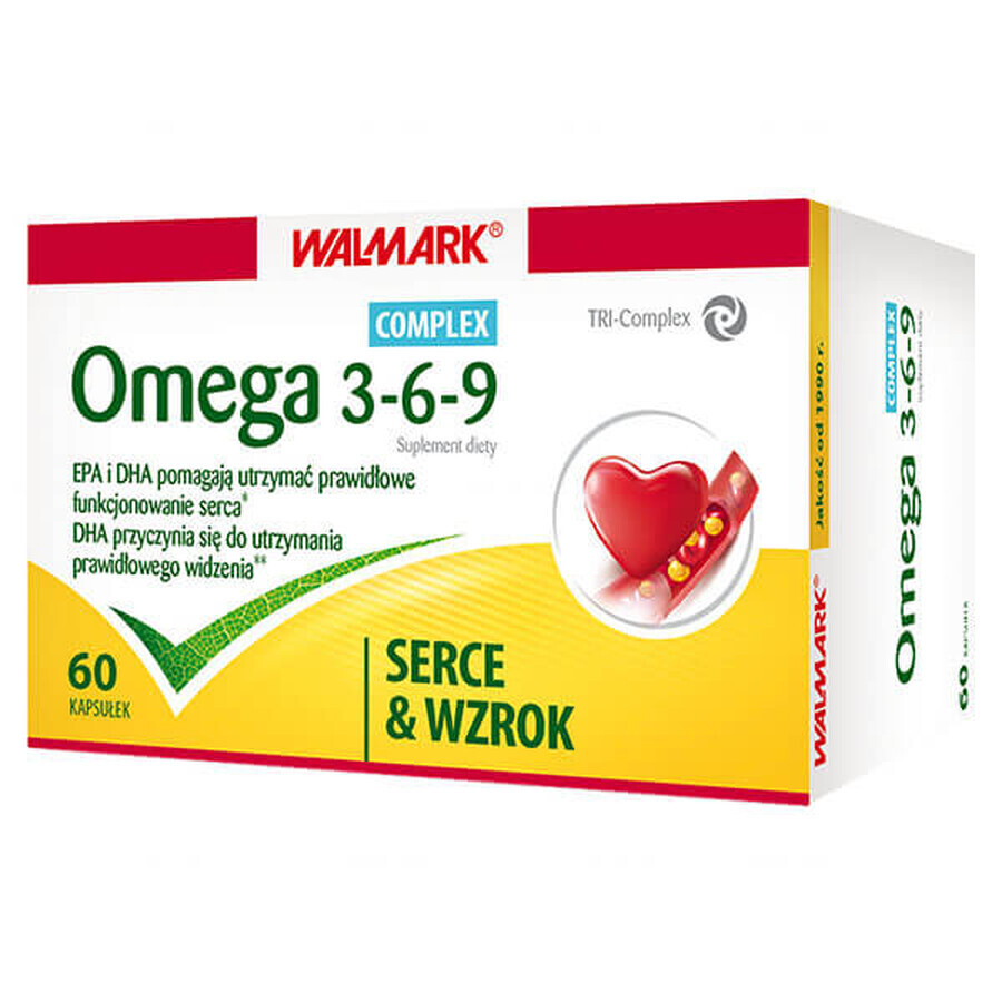 Complesso Walmark Omega 3-6-9, 60 capsule