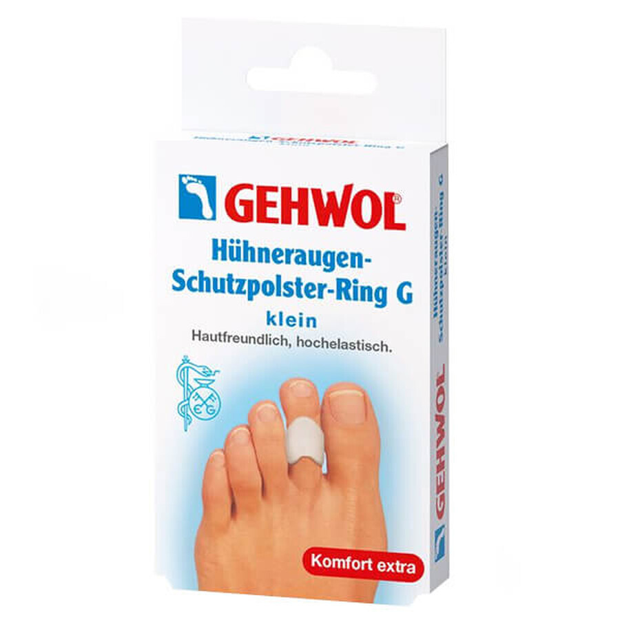 Gehwol Huhneraugen Schutzpolster-Ring G, anello per calli delle dita dei piedi, 3 pezzi