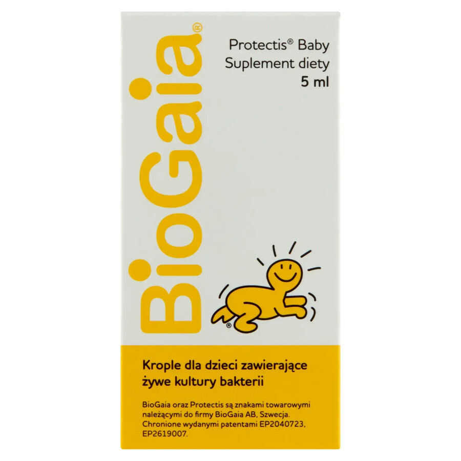 Gocce per bambini Protectis Baby, 5 ml, BioGaia