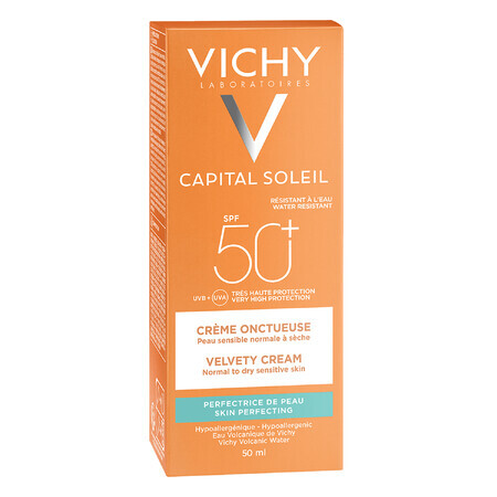 Vichy Ideal Soleil (Capital Soleil), crema viso vellutata, SPF 50, 50 ml