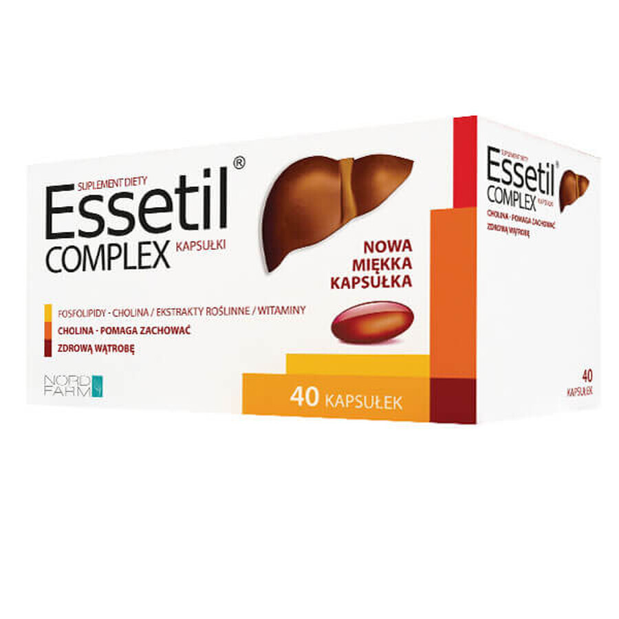 Complesso Essetil, 40 capsule molli