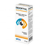 Dexoftyal MD Gocce Gel Oculari, Sollievo in caso di Cornea Secca, 15 ml