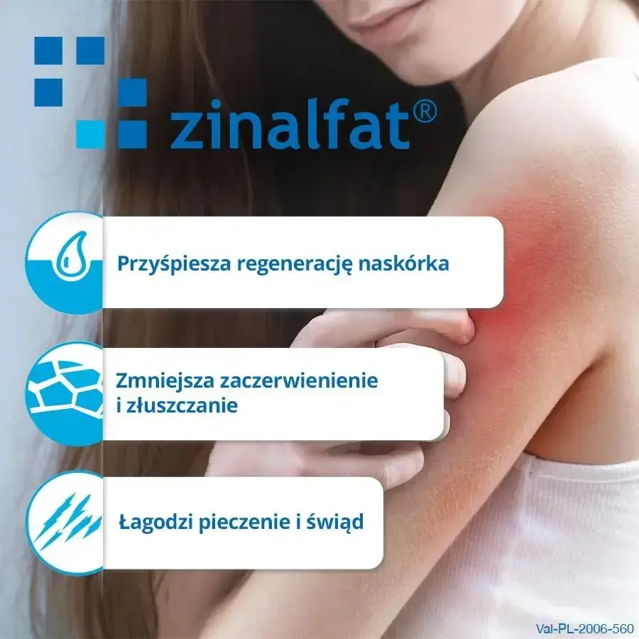 Crema Rigenerante con Azione Lenitiva Zinalfat, 50 ml.