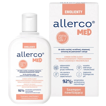 Allerco shampoo idratante per pelli irritate 200ml