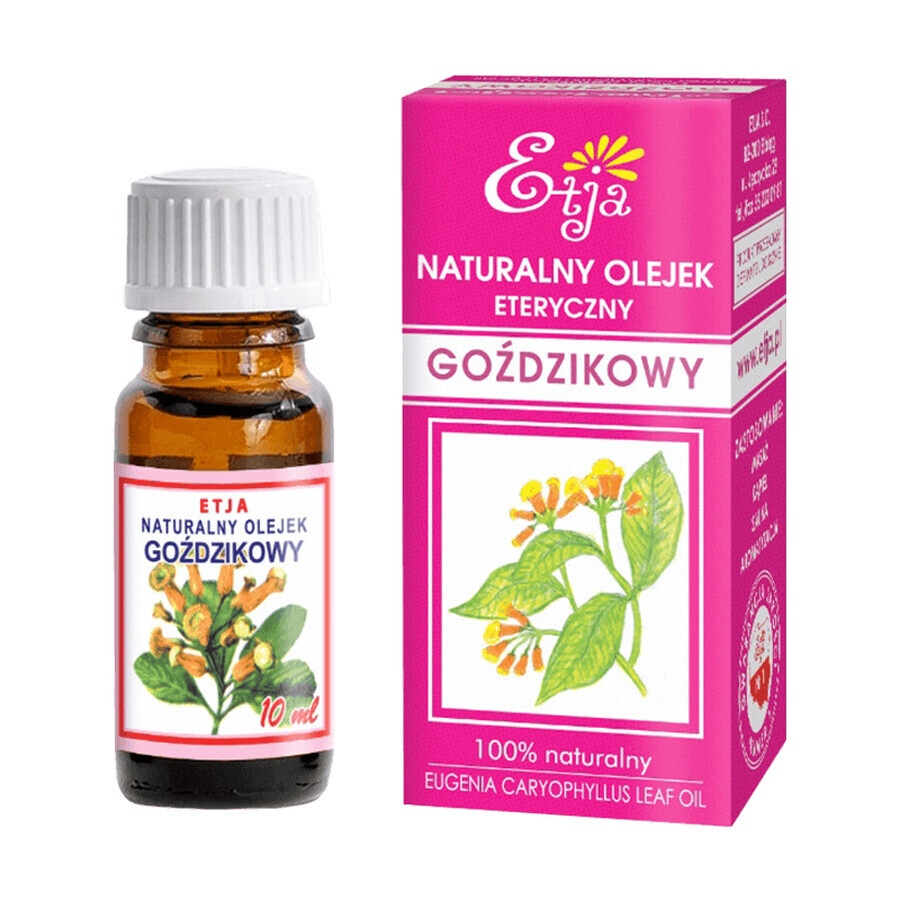 Etja, olio essenziale naturale di chiodi di garofano, 10 ml