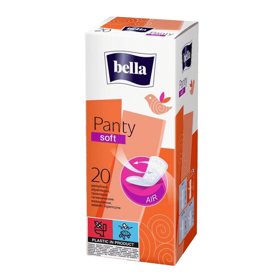 Assorbenti igienici Bella Panty Soft - confezione da 20 pezzi.