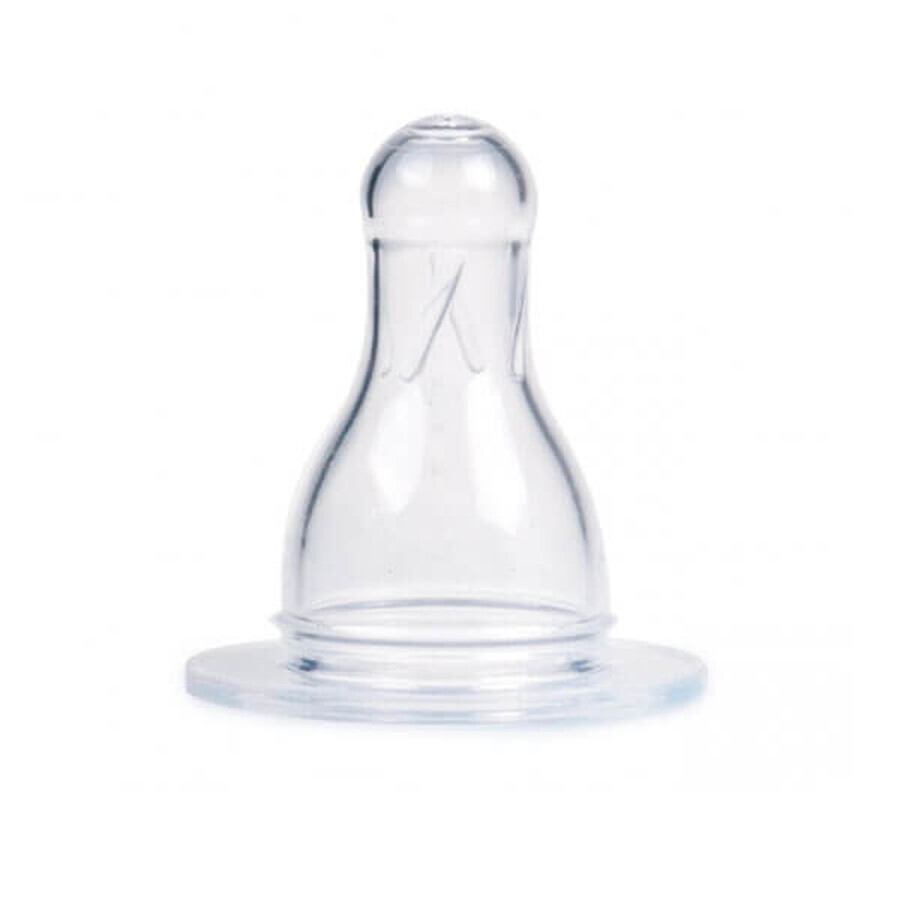 Canpol Babies, tétine de biberon, silicone, ronde, verre taille 3, 1 pièce