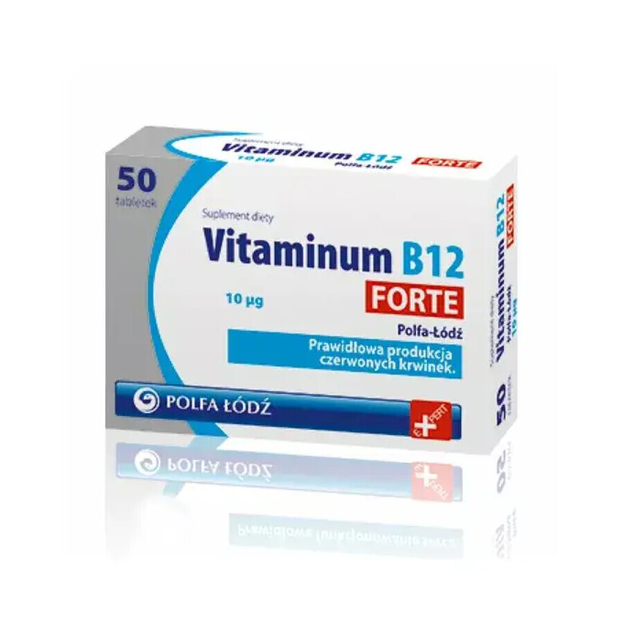 Laboratoria PolfaŁódź Vitamina B12 Forte, 50 compresse