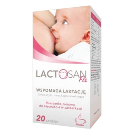 Lactosan Fix, mélange de plantes pour infusion, 1,5 gx 20 sachets