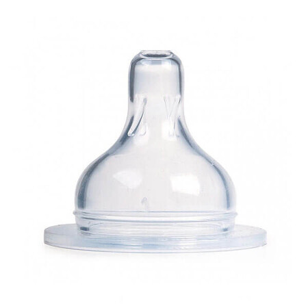 Canpol Babies Wide Mouth Baby Bottle Teat Silicone EasyStart Size 1 Free 1pc