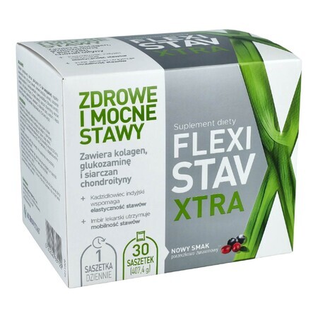 FlexiArti Plus - Integratore alimentare in bustine con energia al limone. Un modo efficace per migliorare la salute delle articolazioni. Ideale per persone attive.