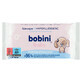 Bobini Baby, salviette umidificate per neonati da 1 giorno di et&#224; e bambini, ipoallergeniche, 60 pezzi