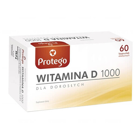 Protego Vitamine D 1000, 60 gélules