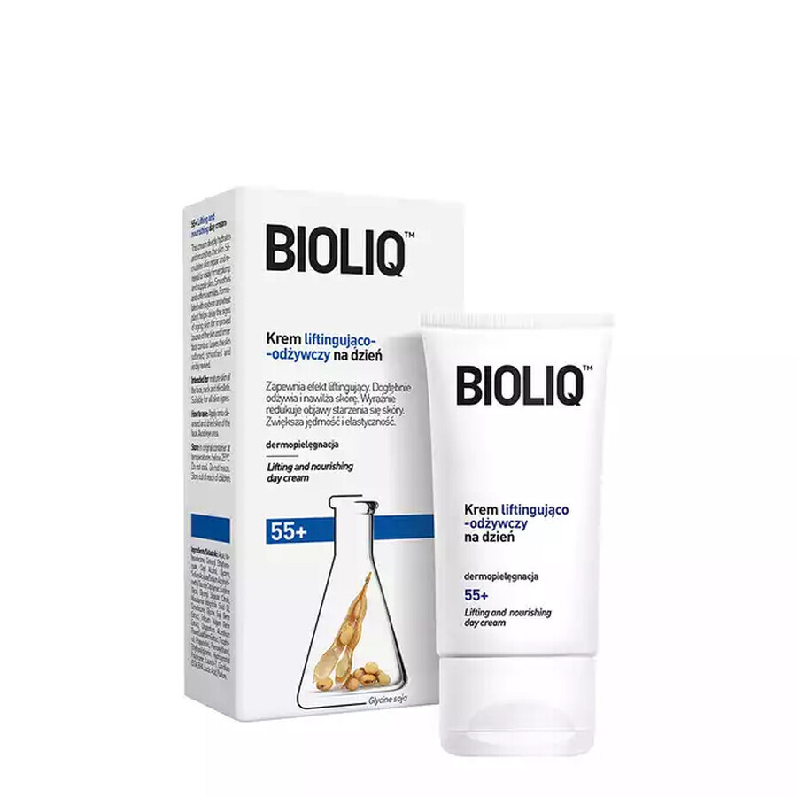 Bioliq 55+, Cremă de zi cu efect de lifting și revitalizare, 50 ml