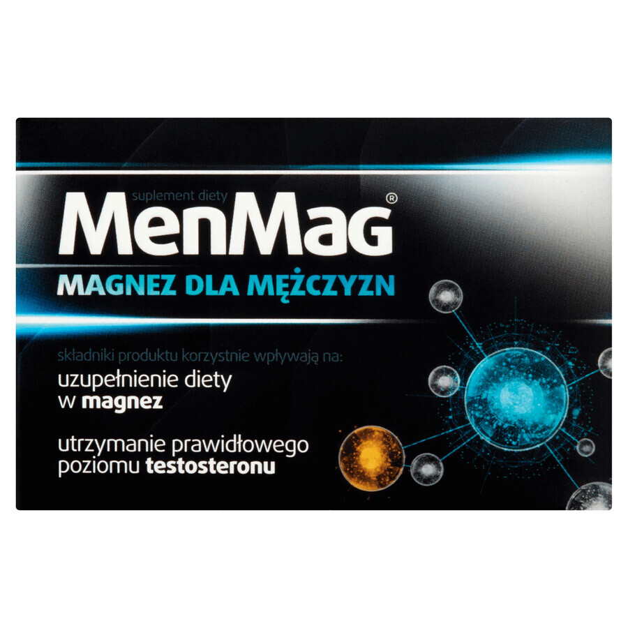 MenMag, magnesio per uomini, 30 compresse