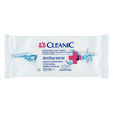 Cleanic Antibacterial, salviette rinfrescanti con liquido antibatterico, 15 pezzi