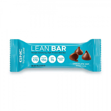 Total Lean Barrita de proteínas con sabor a chocolate 496860, 48 g, GNC