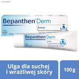 Bepanthen Derm Cream, specialized body cream, dry skin prone to irritation, from day 1, 100 g