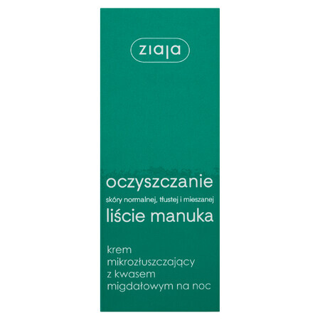 Ziaja Notte Crema Microesfoliante con Mandorla e Manuka - 50ml