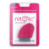 Pipi Nitolic, zestaw do usuwania gnid, 20ml + grzebie